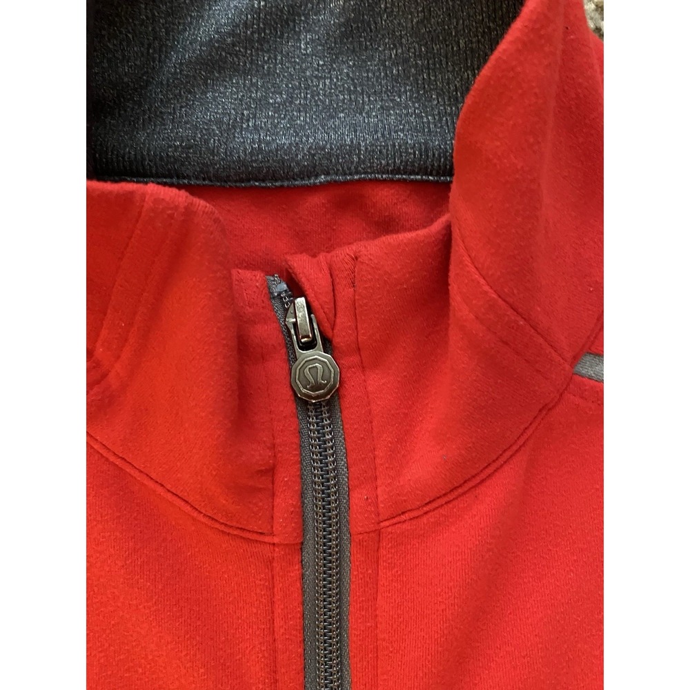 Lululemon‎ Mens Kung Fu Full Zip Jacket Red Size Large - Picture 2 of 7